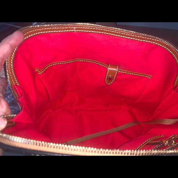 Dooney & Bourke Pebble Leather Zip Zip Satchel - Picture 4 of 6